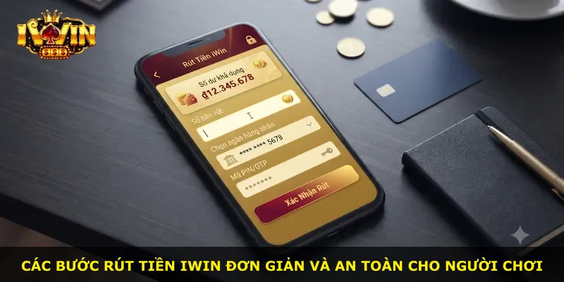 Các bước rút tiền iWin đơn giản và an toàn cho người chơi
