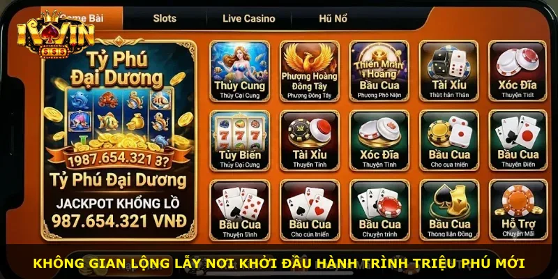 Không gian lộng lẫy nơi khởi đầu hành trình triệu phú mới