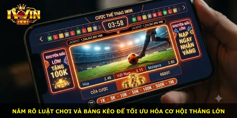 Nắm rõ luật chơi và bảng kèo để tối ưu hóa cơ hội thắng lớn